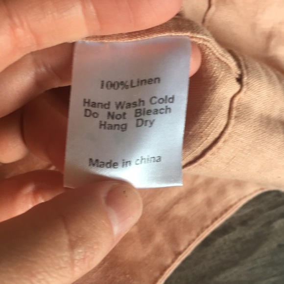 NWOT Mod Ref Linen vest - Picture 3 of 3